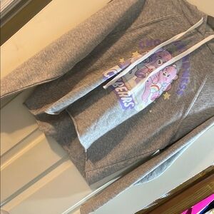 Gray Care Bears Hoodie